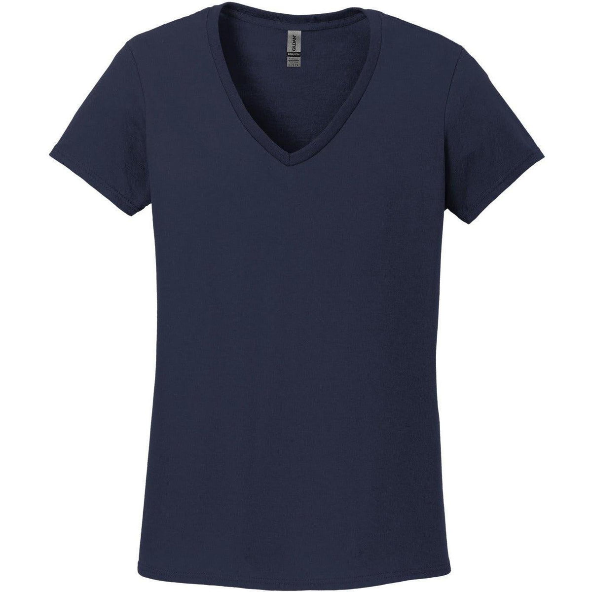 no-logo Gildan Ladies Heavy Cotton 100% Cotton V-Neck T-Shirt