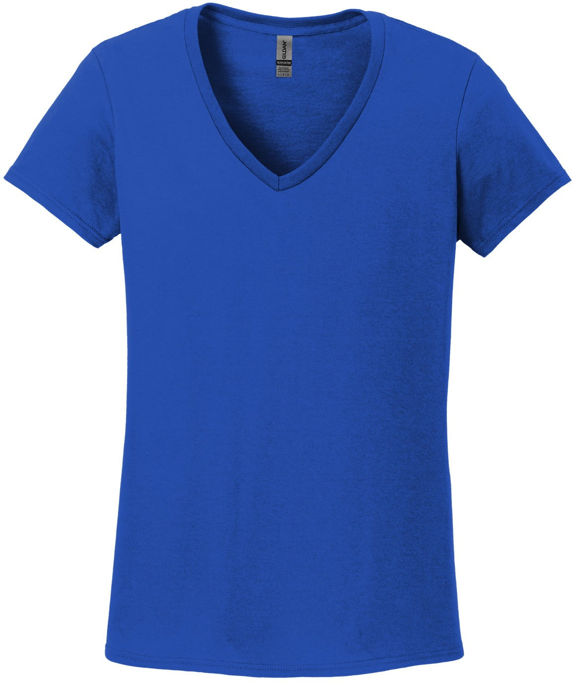 Gildan Ladies Heavy Cotton 100% Cotton V-Neck T-Shirt