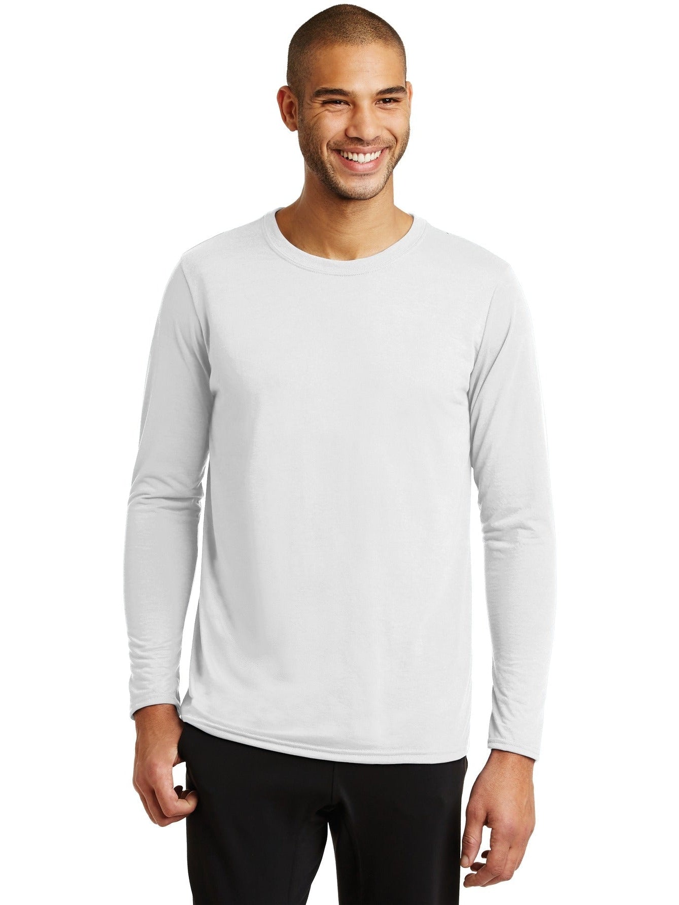 no-logo Gildan Performance Long Sleeve T-Shirt-Regular-Gildan-Thread Logic