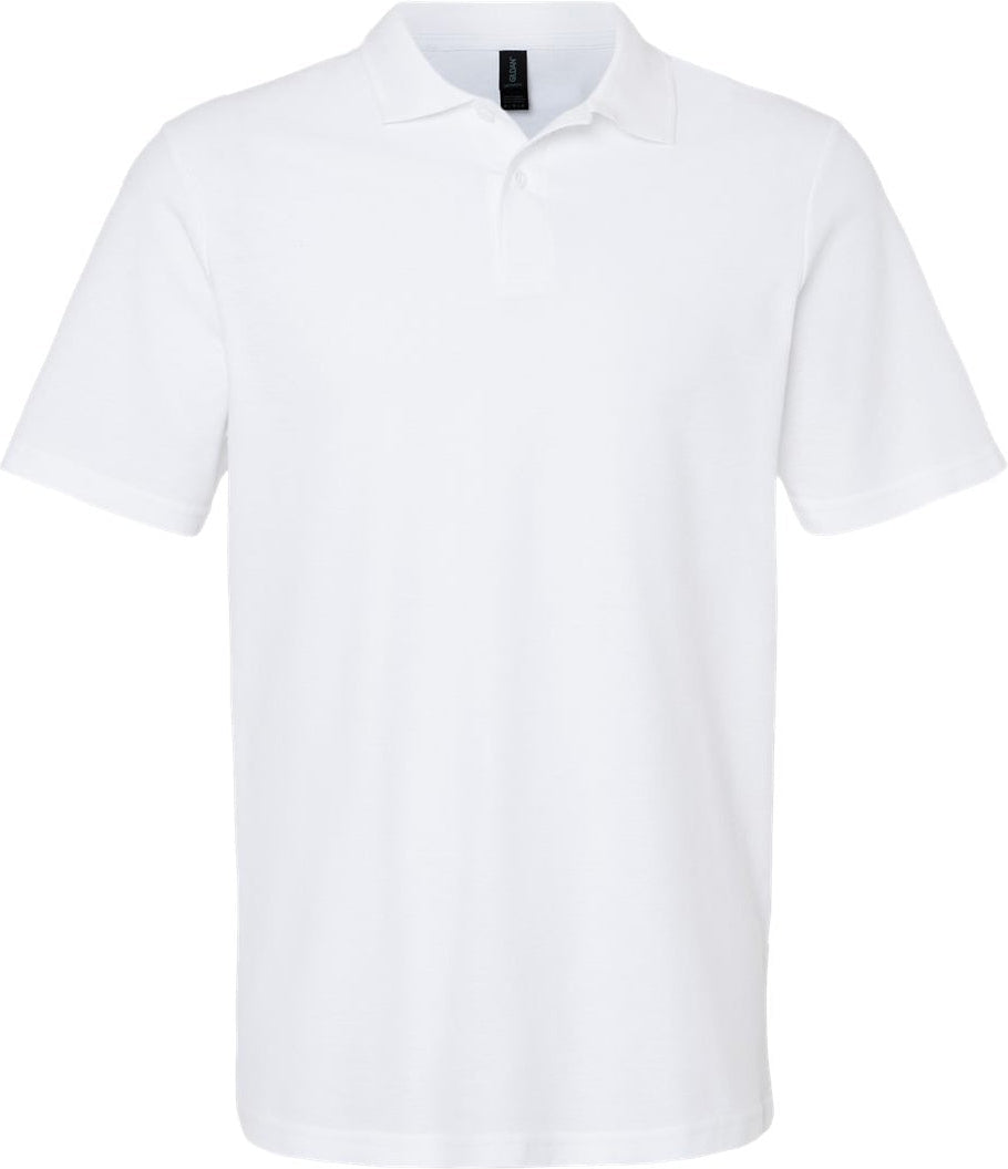 Gildan Softstyle Adult Pique Polo-Apparel-Gildan-White-S-Thread Logic