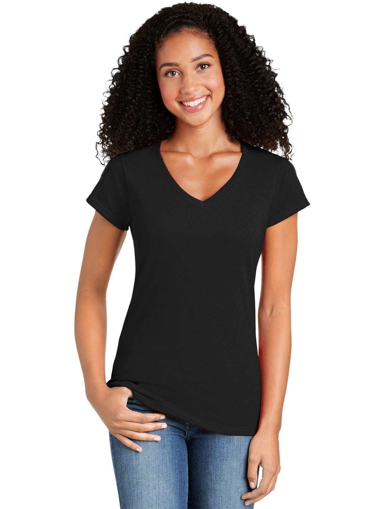 no-logo Gildan Softstyle Ladies Fit V-Neck T-Shirt-Regular-Gildan-Thread Logic
