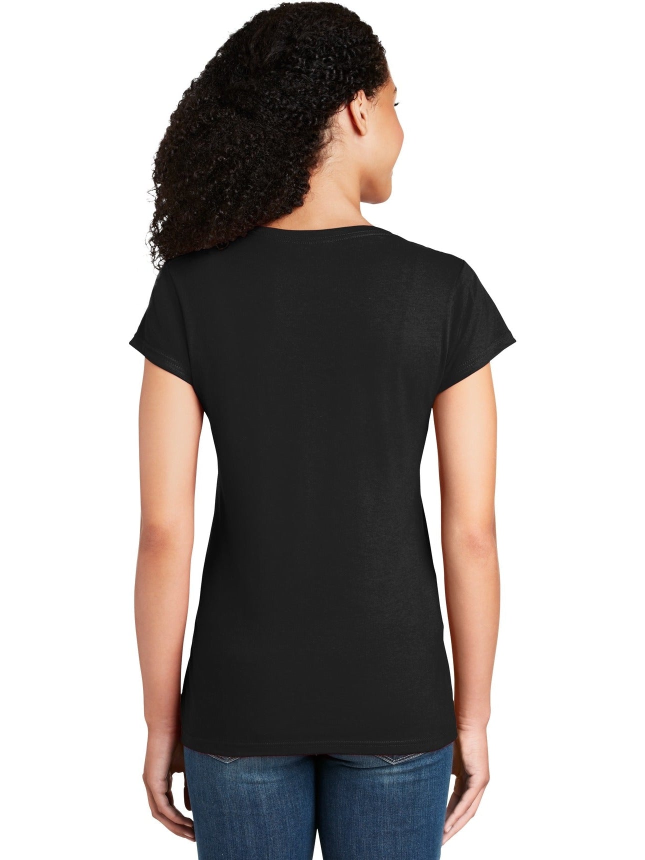 no-logo Gildan Softstyle Ladies Fit V-Neck T-Shirt-Regular-Gildan-Thread Logic