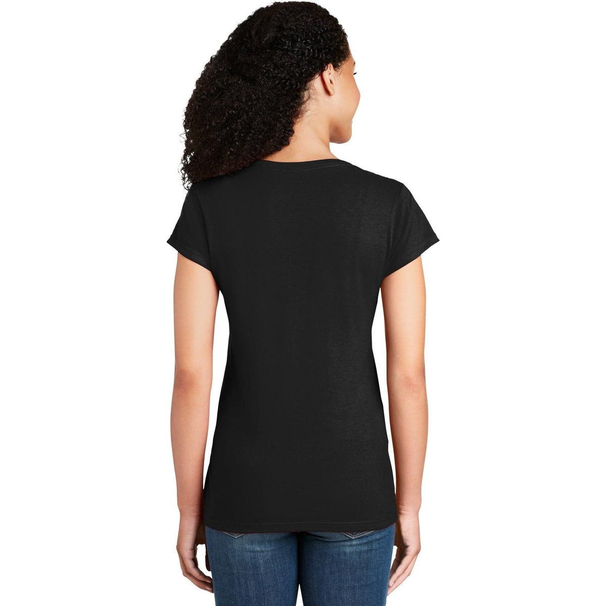 no-logo Gildan Softstyle Ladies Fit V-Neck T-Shirt-Regular-Gildan-Thread Logic