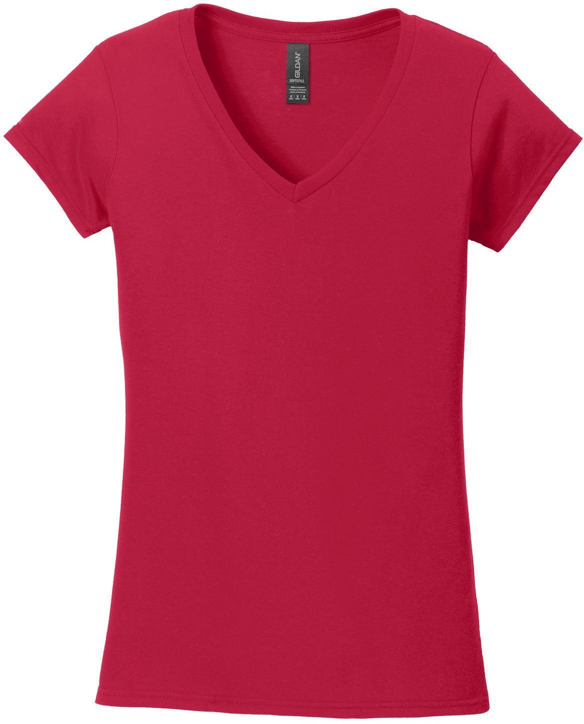 Gildan Softstyle Ladies Fit V-Neck T-Shirt