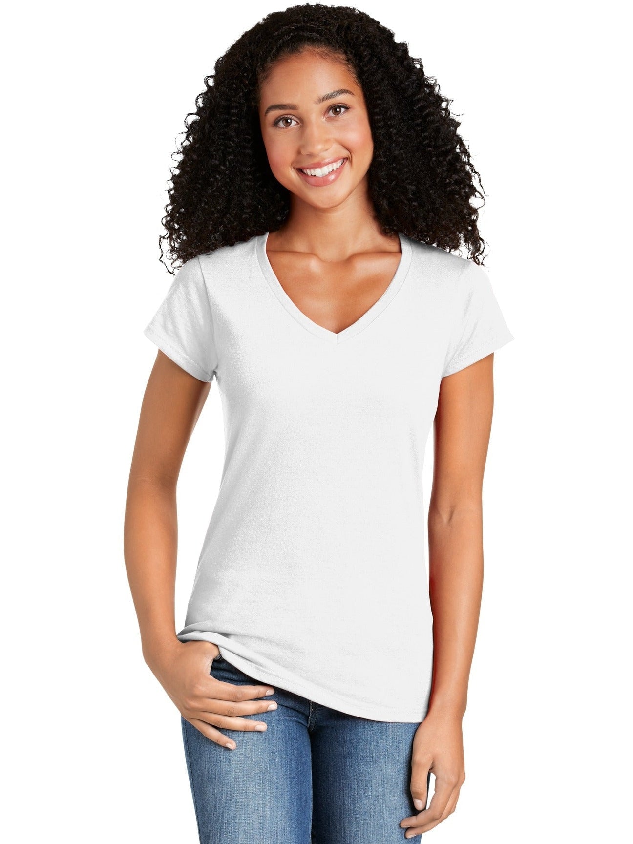 no-logo Gildan Softstyle Ladies Fit V-Neck T-Shirt-Regular-Gildan-Thread Logic