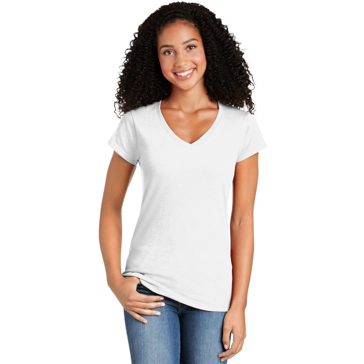 no-logo Gildan Softstyle Ladies Fit V-Neck T-Shirt-Regular-Gildan-Thread Logic