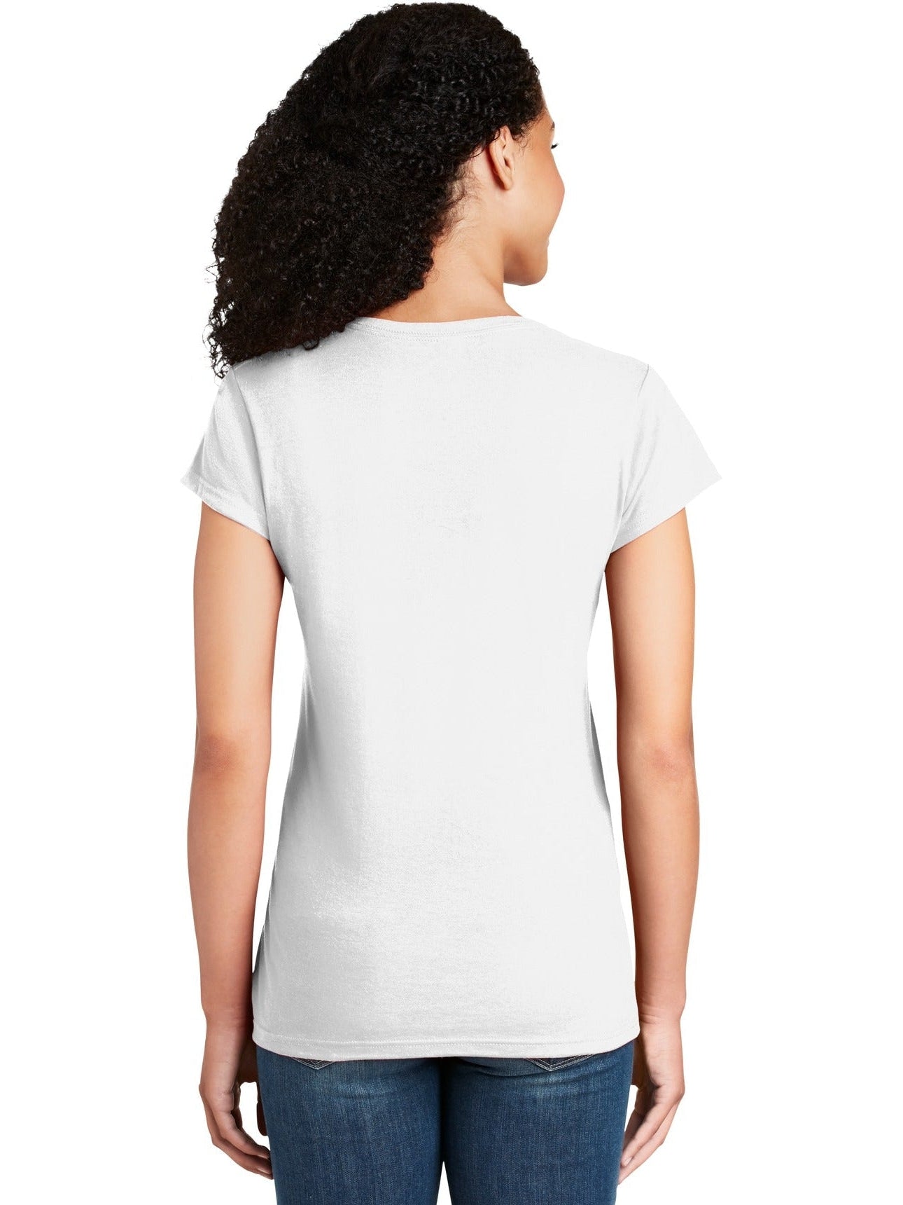 no-logo Gildan Softstyle Ladies Fit V-Neck T-Shirt-Regular-Gildan-Thread Logic