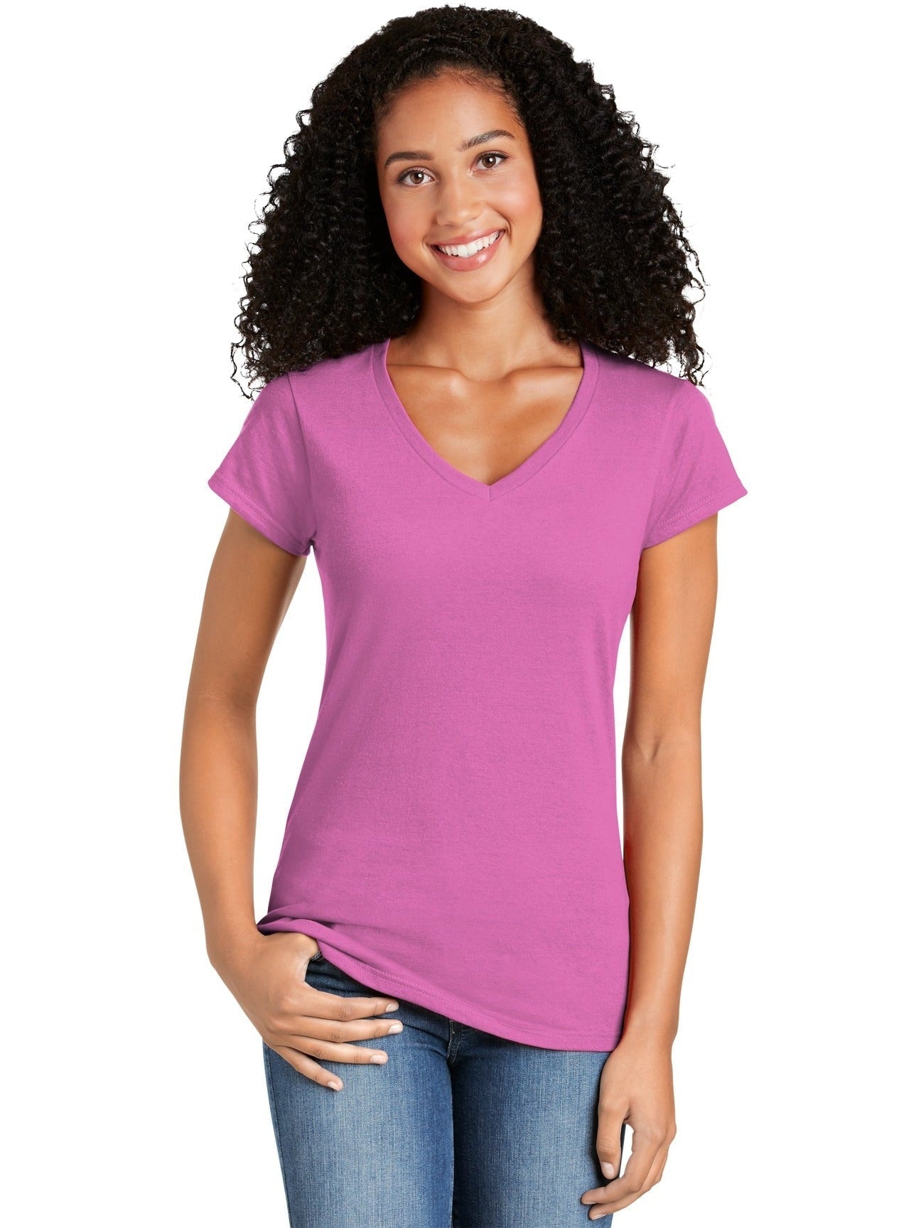 no-logo Gildan Softstyle Ladies Fit V-Neck T-Shirt-Regular-Gildan-Thread Logic