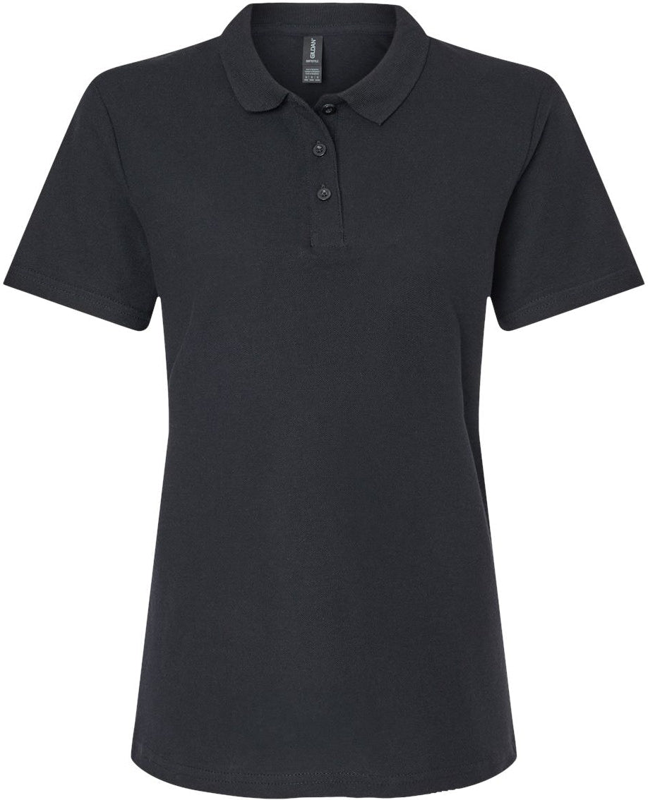 Gildan Softstyle Ladies Pique Polo-Apparel-Gildan-Black-M-Thread Logic