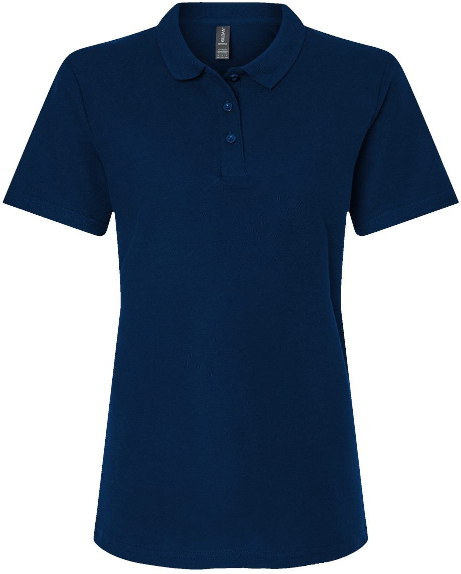 Gildan Softstyle Ladies Pique Polo-Apparel-Gildan-Navy-XL-Thread Logic
