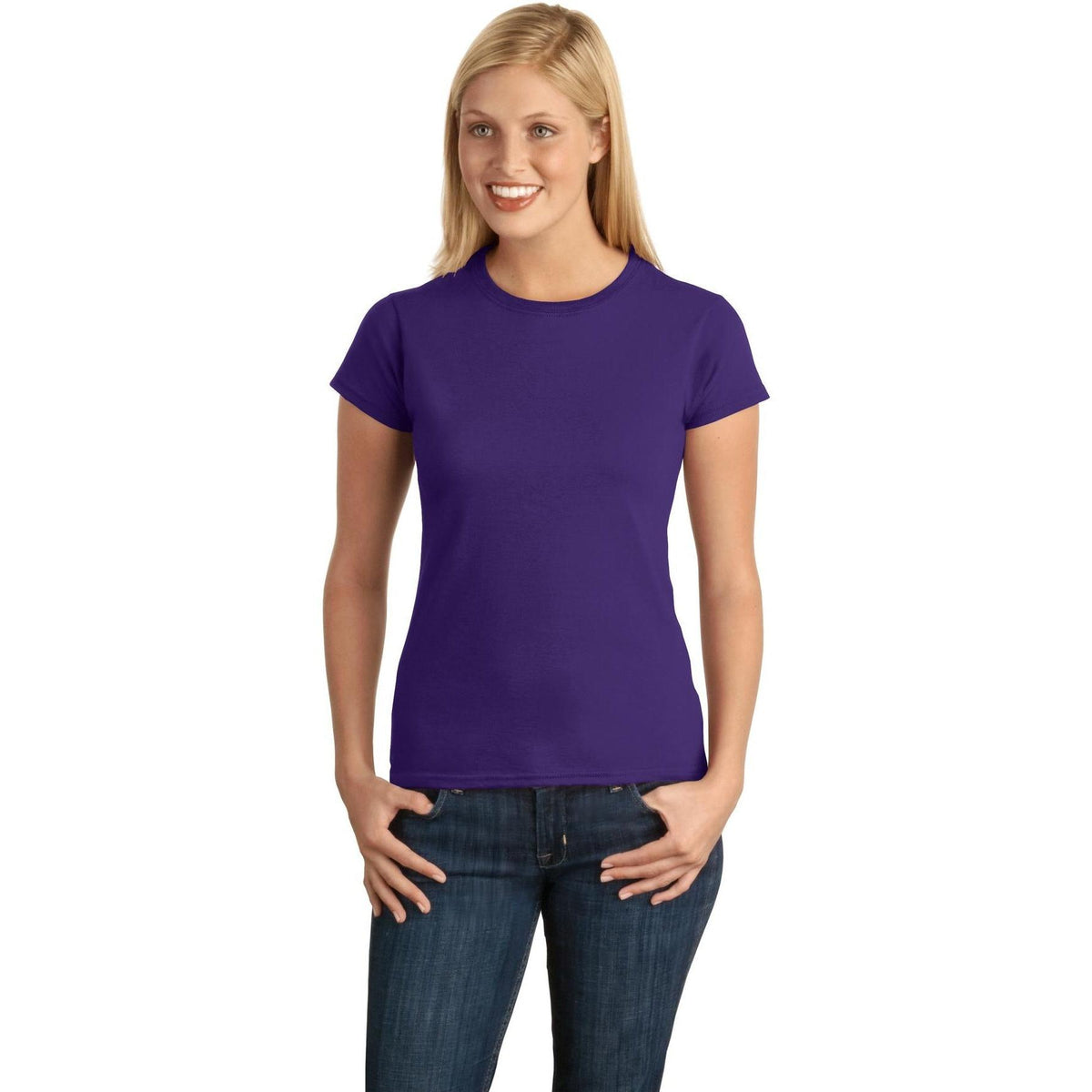 no-logo Gildan Softstyle Ladies' T-Shirt-Regular-Gildan-Thread Logic