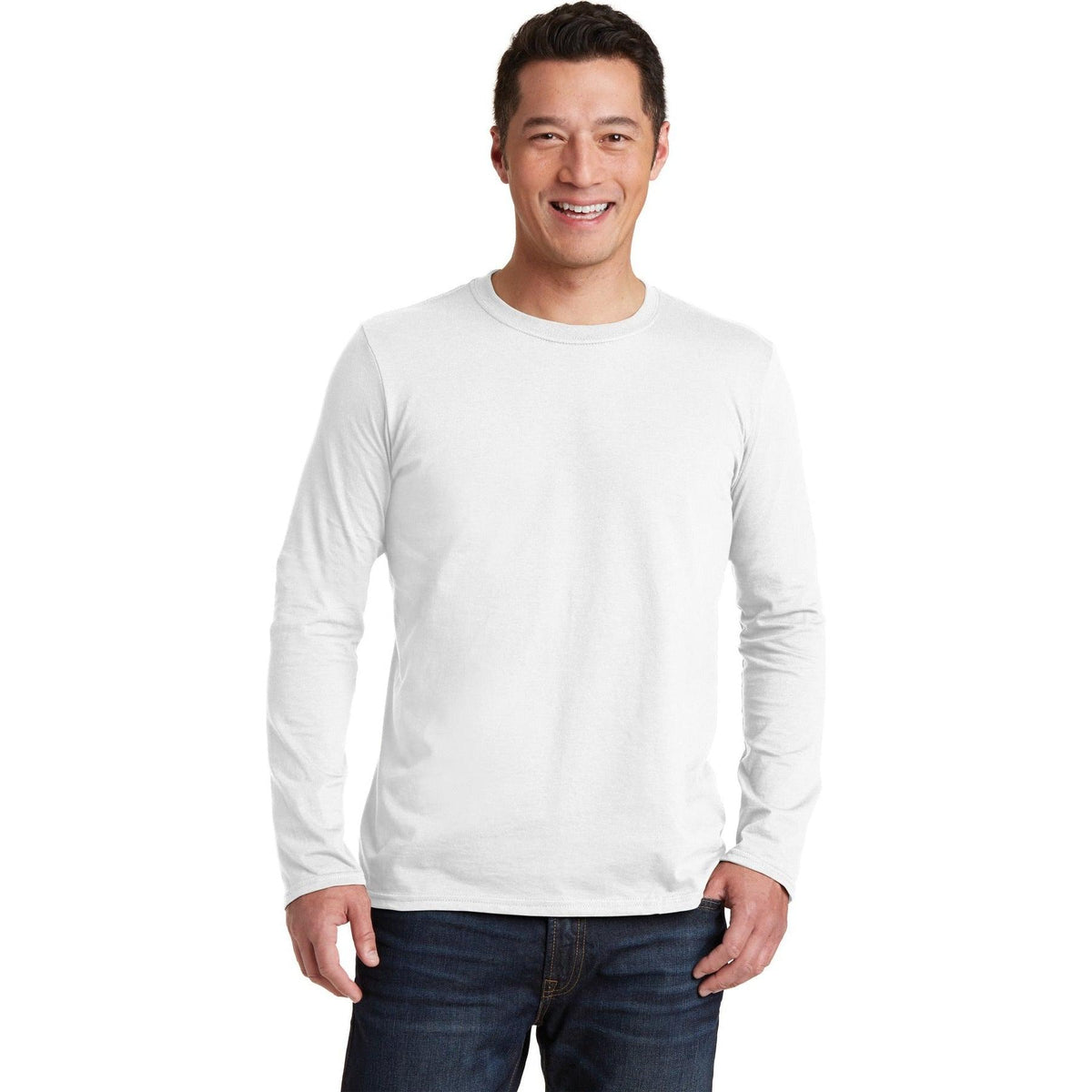 no-logo Gildan Softstyle Long Sleeve T-Shirt-Regular-Gildan-Thread Logic