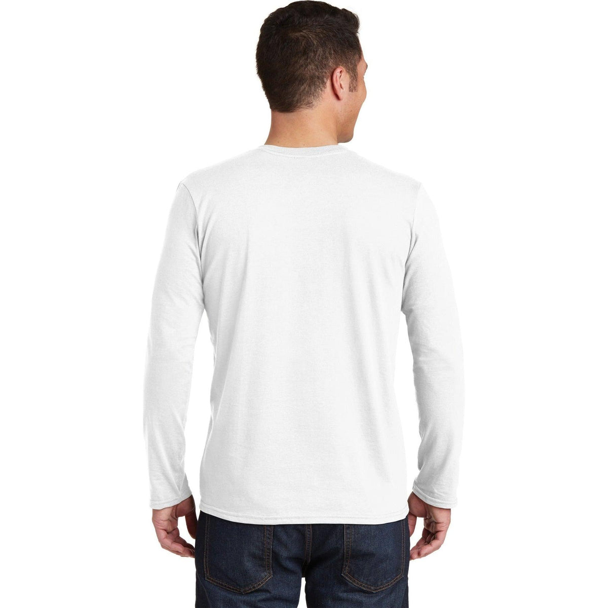 no-logo Gildan Softstyle Long Sleeve T-Shirt-Regular-Gildan-Thread Logic
