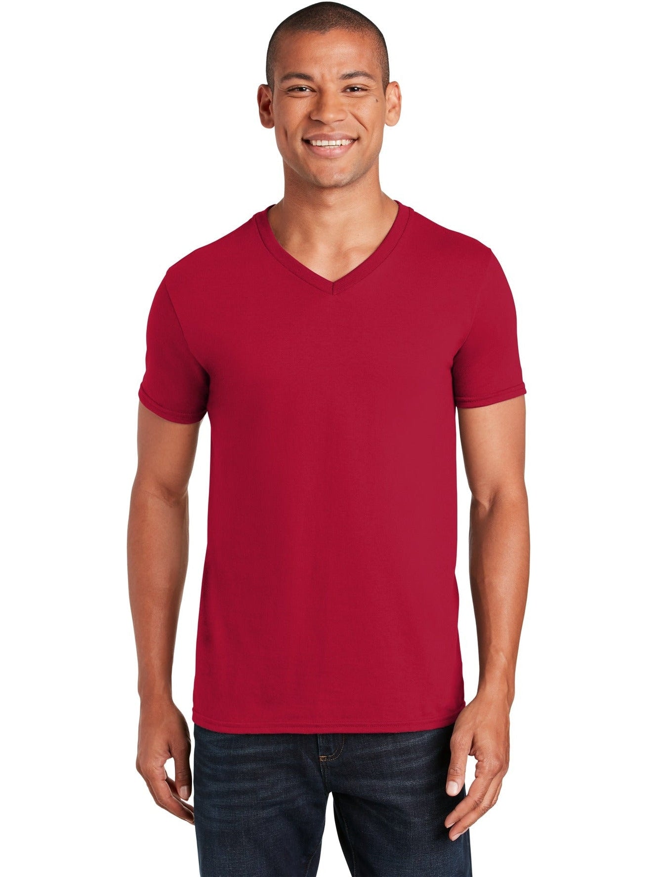 no-logo Gildan Softstyle V-Neck T-Shirt-Regular-Gildan-Thread Logic