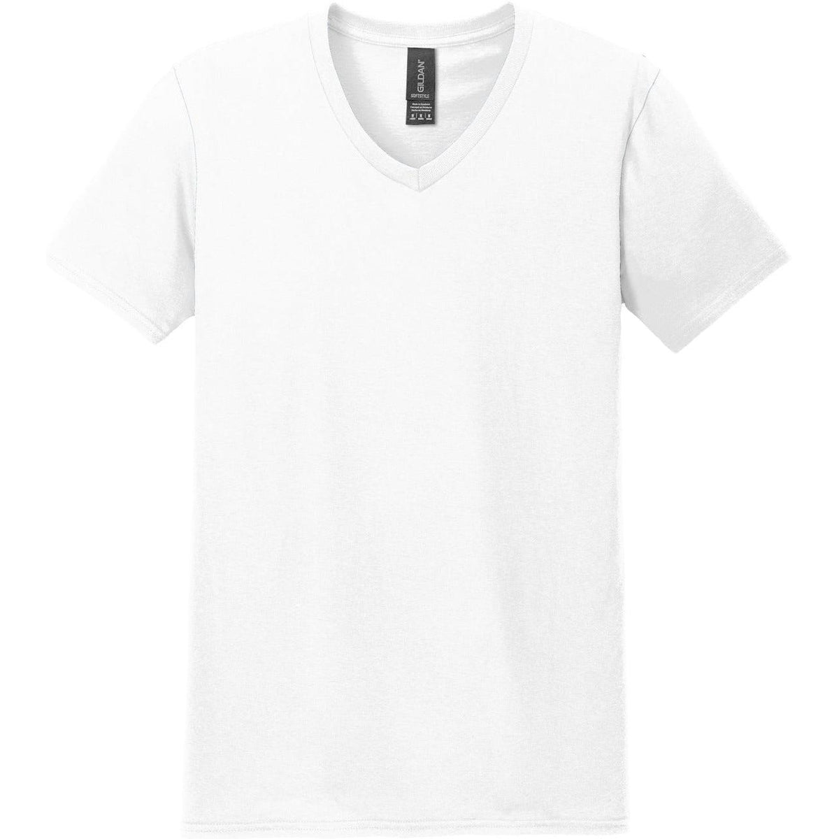 no-logo Gildan Softstyle V-Neck T-Shirt