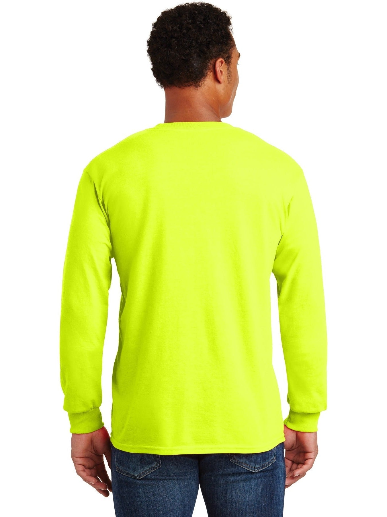no-logo Gildan Ultra Cotton 100% Cotton Long Sleeve T-Shirt with Pocket-Regular-Gildan-Thread Logic