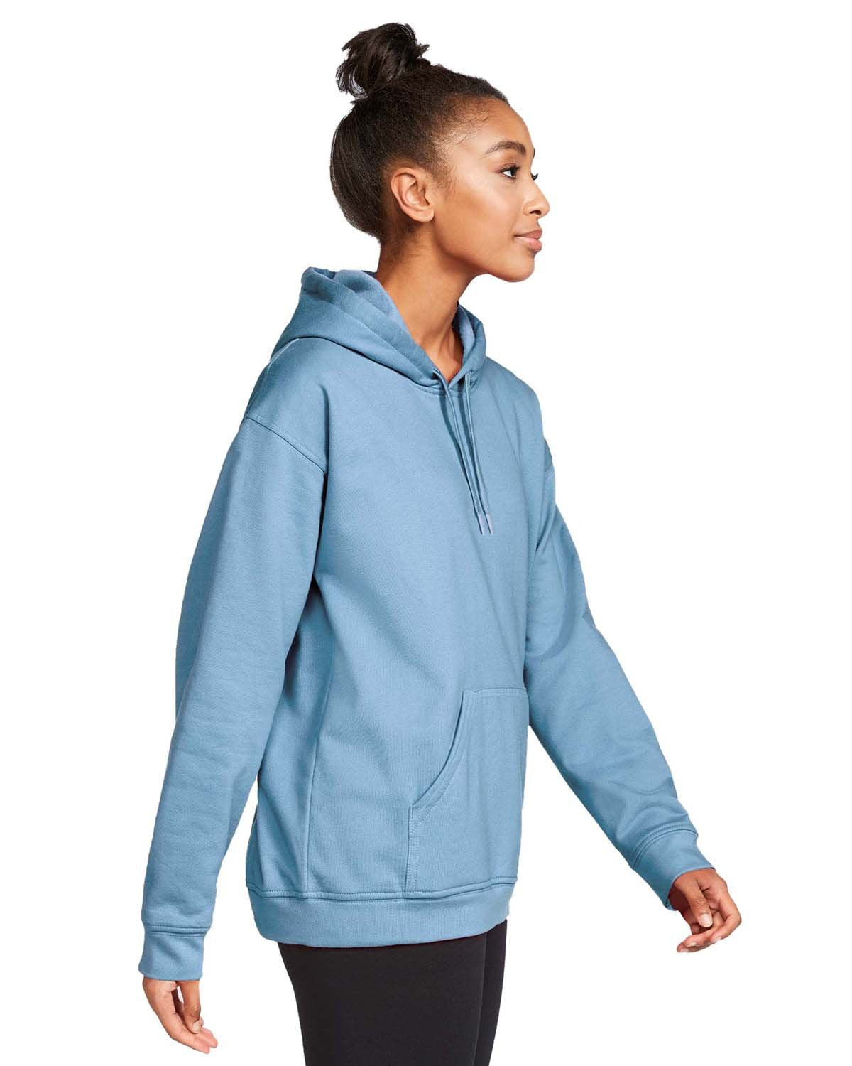no-logo Gildan Unisex Softstyle Fleece Pullover Hooded Sweatshirt-Ladies Layering-Gildan-Thread Logic