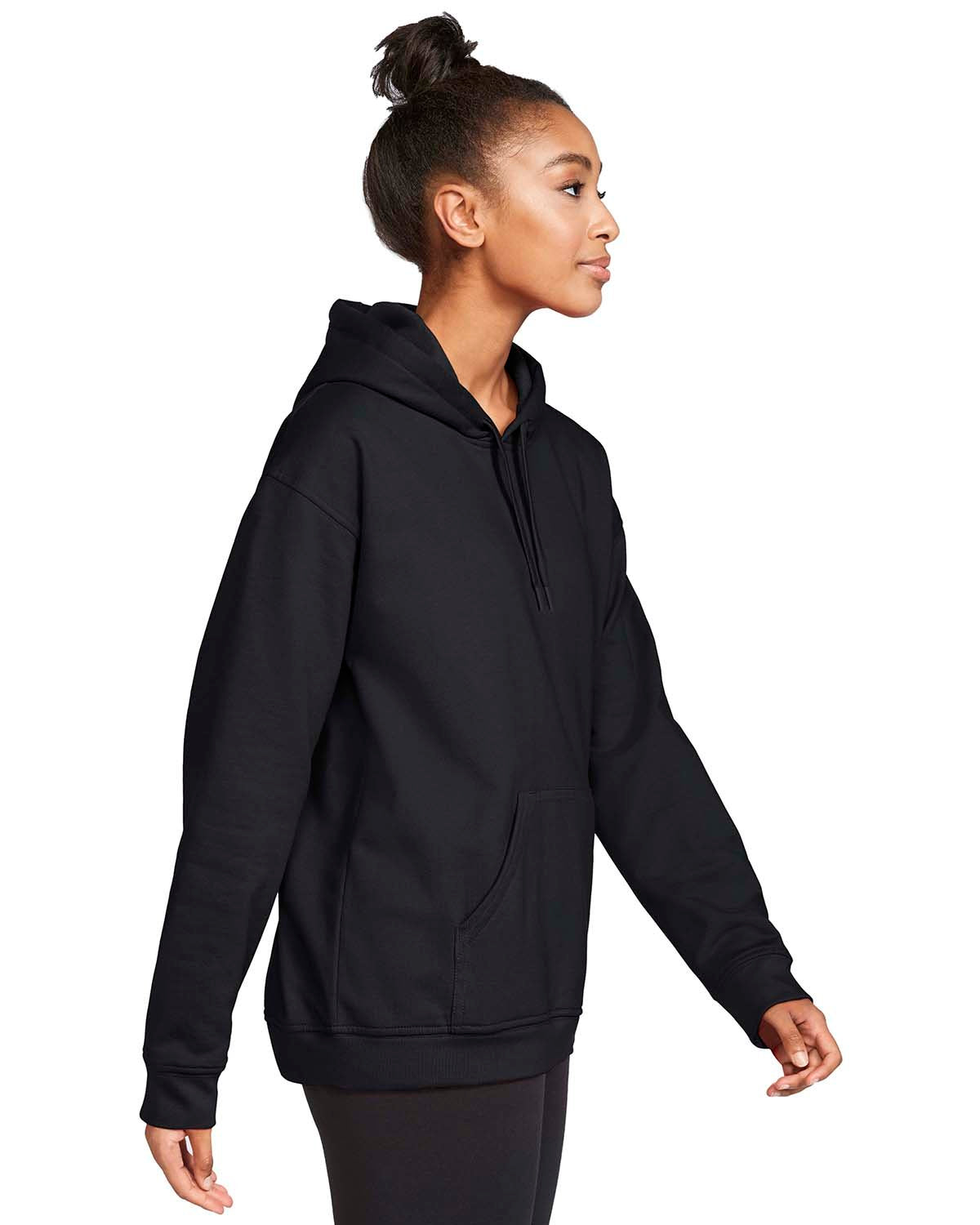 no-logo Gildan Unisex Softstyle Fleece Pullover Hooded Sweatshirt-Ladies Layering-Gildan-Thread Logic