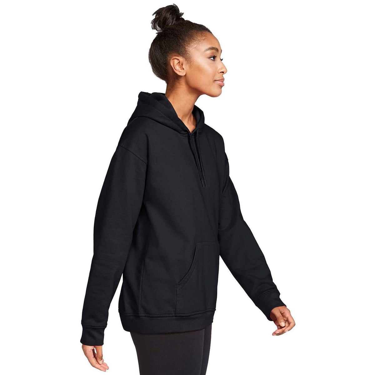 no-logo Gildan Unisex Softstyle Fleece Pullover Hooded Sweatshirt-Ladies Layering-Gildan-Thread Logic