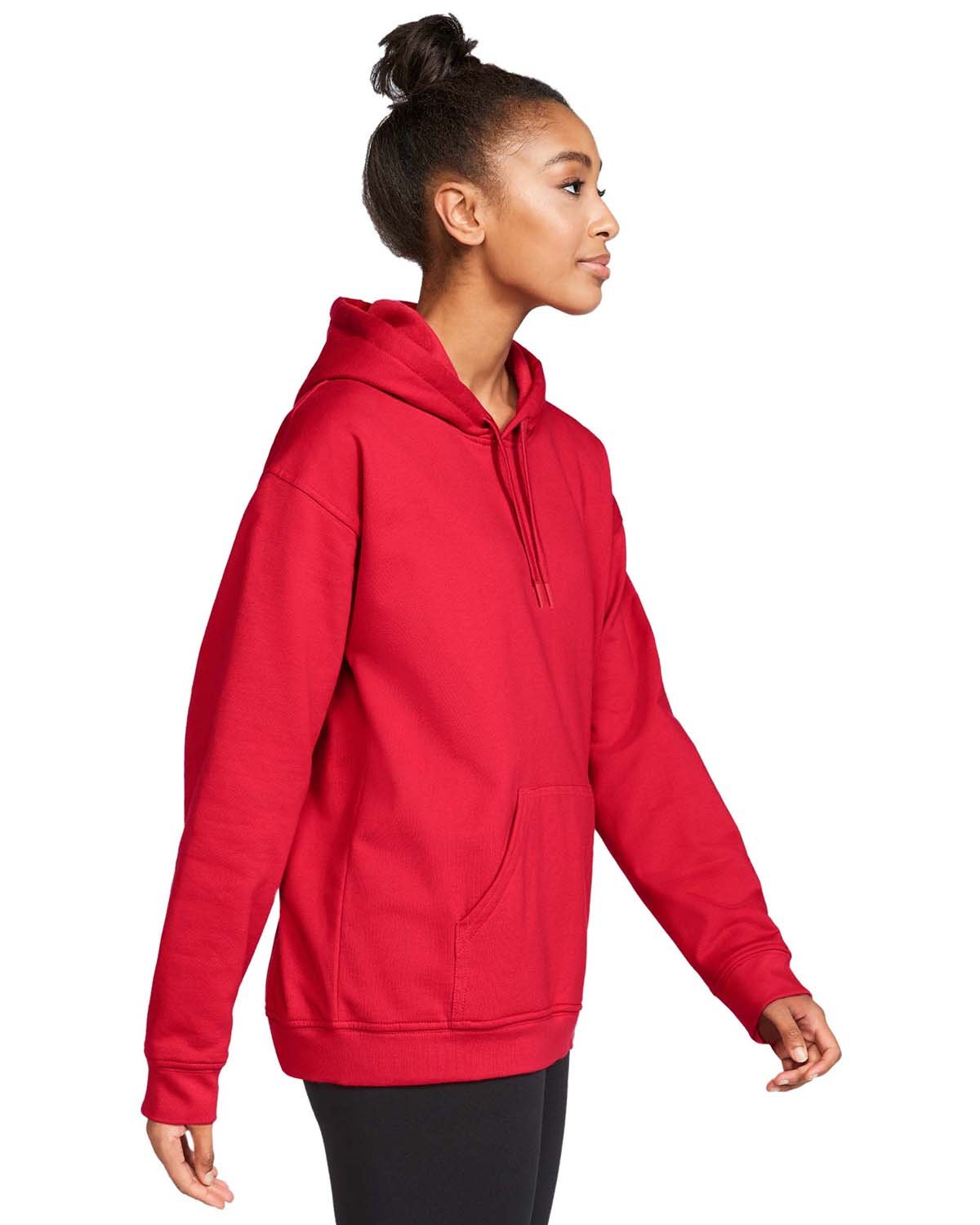 no-logo Gildan Unisex Softstyle Fleece Pullover Hooded Sweatshirt-Ladies Layering-Gildan-Thread Logic