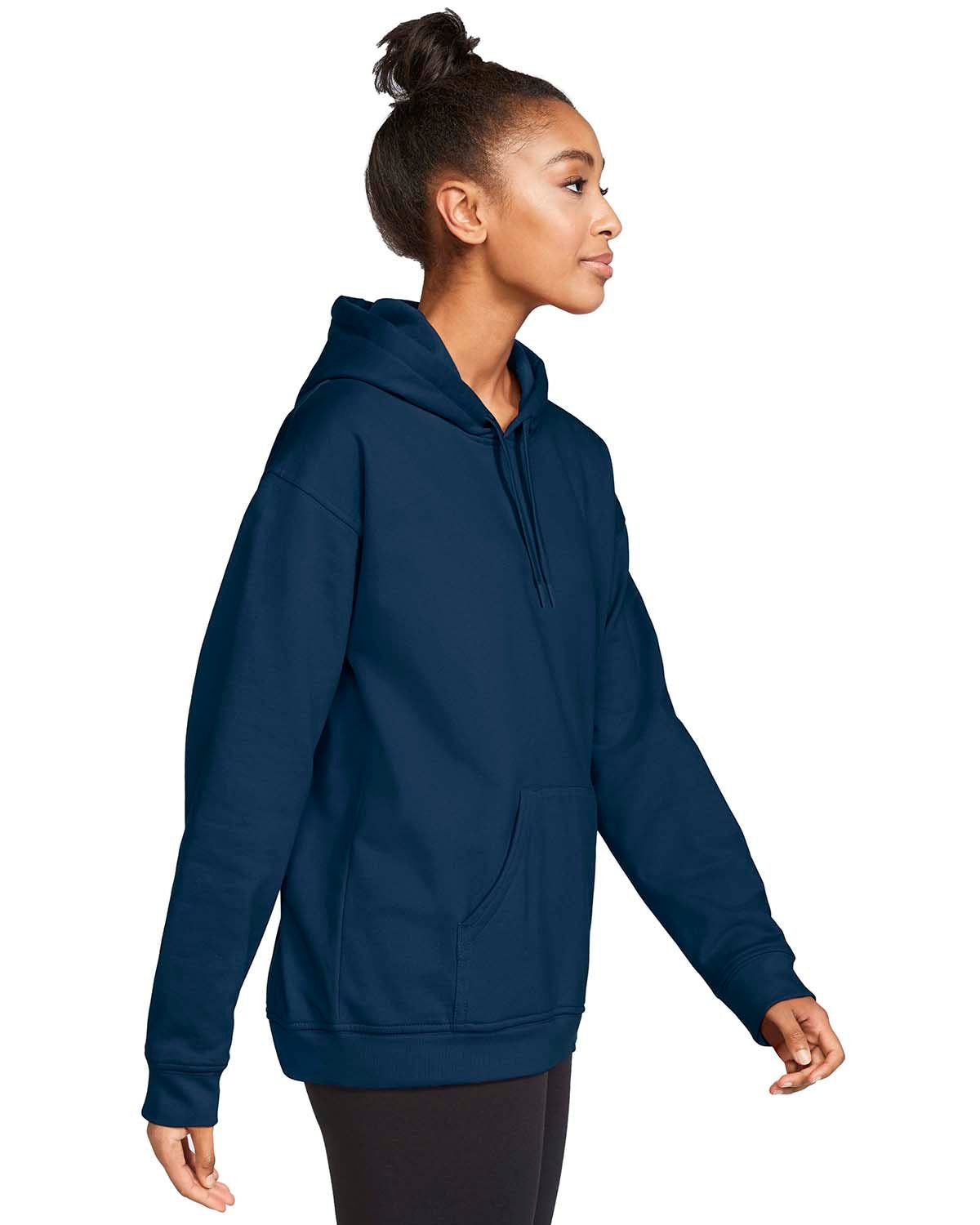 no-logo Gildan Unisex Softstyle Fleece Pullover Hooded Sweatshirt-Ladies Layering-Gildan-Thread Logic