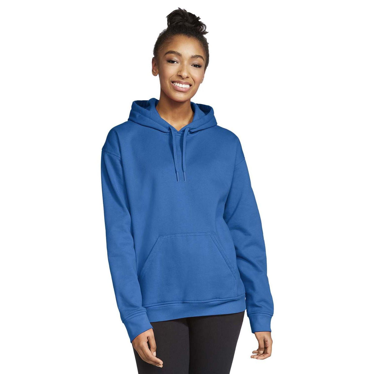 no-logo Gildan Unisex Softstyle Fleece Pullover Hooded Sweatshirt-Ladies Layering-Gildan-Royal-S-Thread Logic