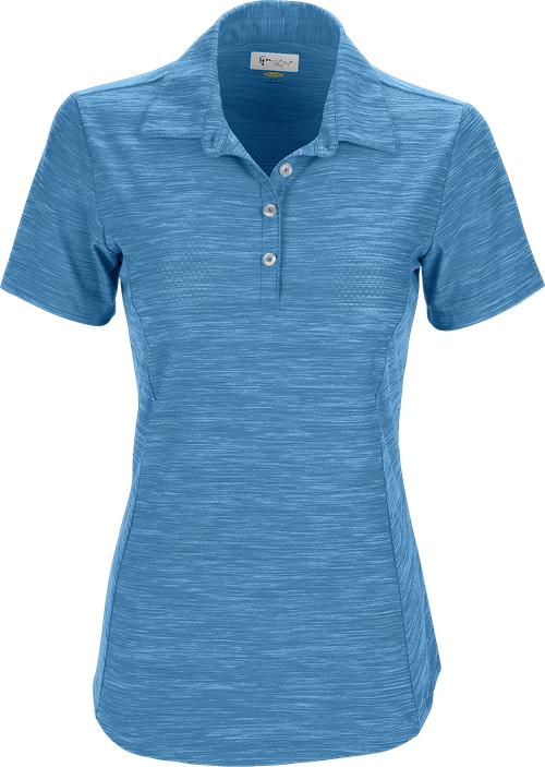Greg Norman Ladies Play Dry Heather Solid Polo-Ladies Polos-Thread Logic