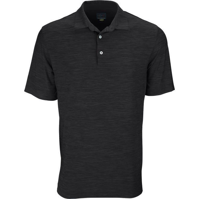 logo-left Greg Norman Play Dry Heather Solid Polo-Men's Polos-Thread Logic