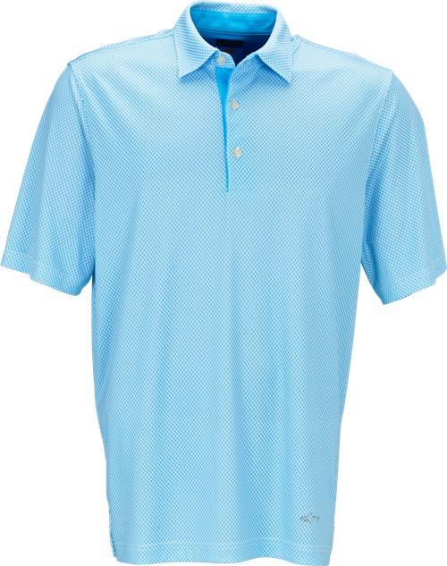 Greg Norman Play Dry ML75 Foulard Print Polo-Men's Polos-Thread Logic