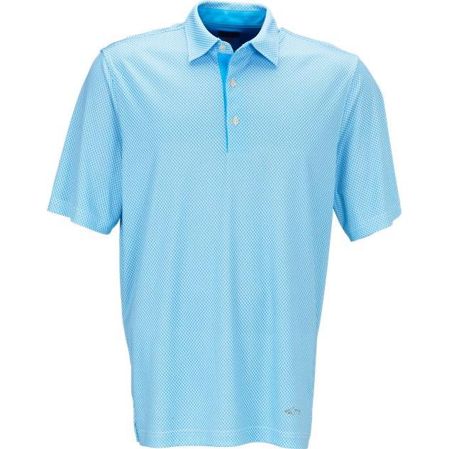 logo-left Greg Norman Play Dry ML75 Foulard Print Polo-Men's Polos-Thread Logic