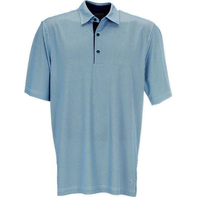 logo-left Greg Norman Play Dry ML75 Foulard Print Polo-Men's Polos-Thread Logic