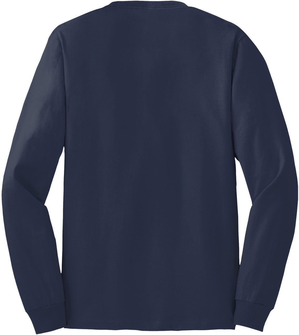 no-logo Hanes Authentic 100% Cotton Long Sleeve T-Shirt-Regular-Hanes-Thread Logic