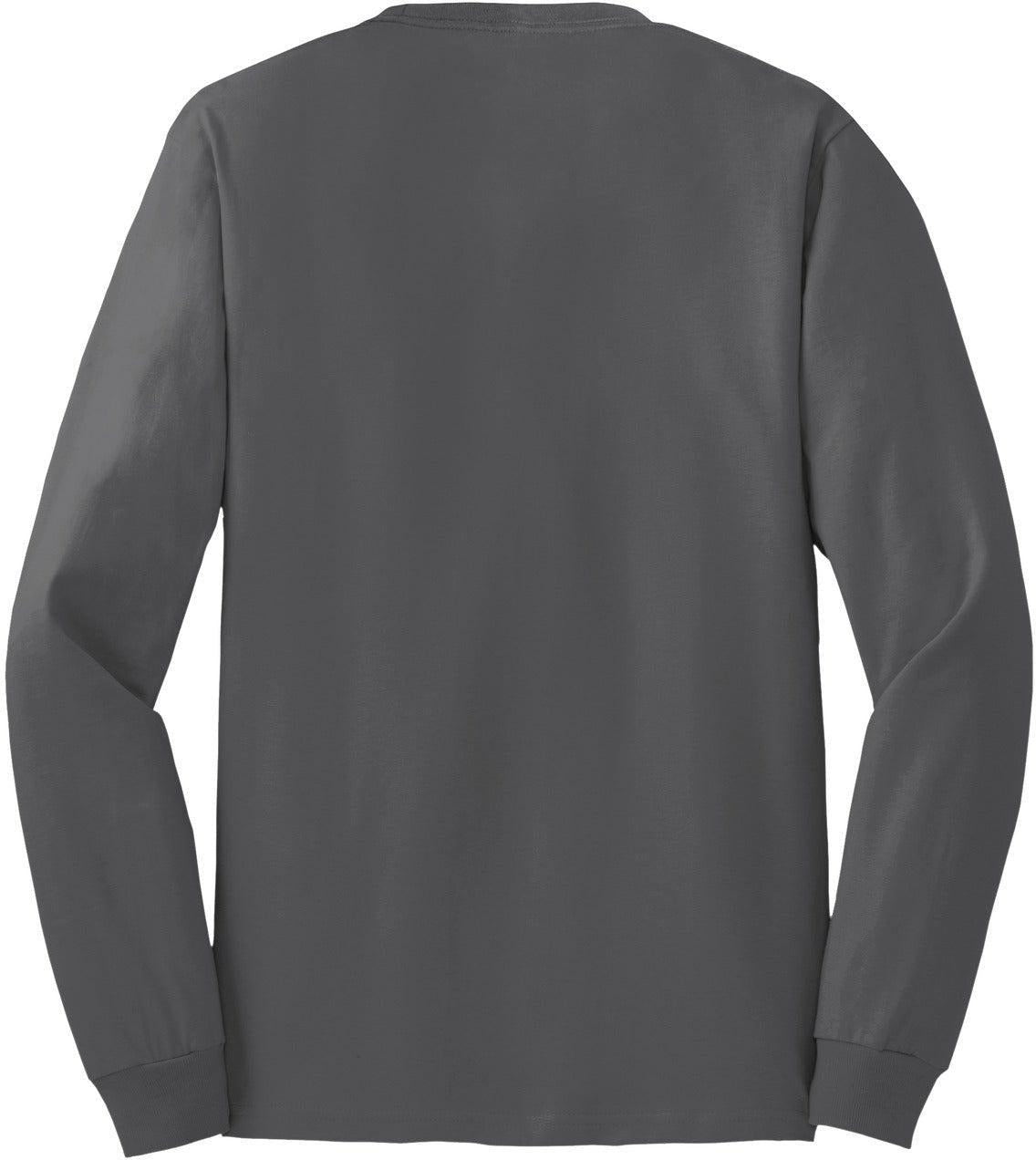 no-logo Hanes Authentic 100% Cotton Long Sleeve T-Shirt-Regular-Hanes-Thread Logic