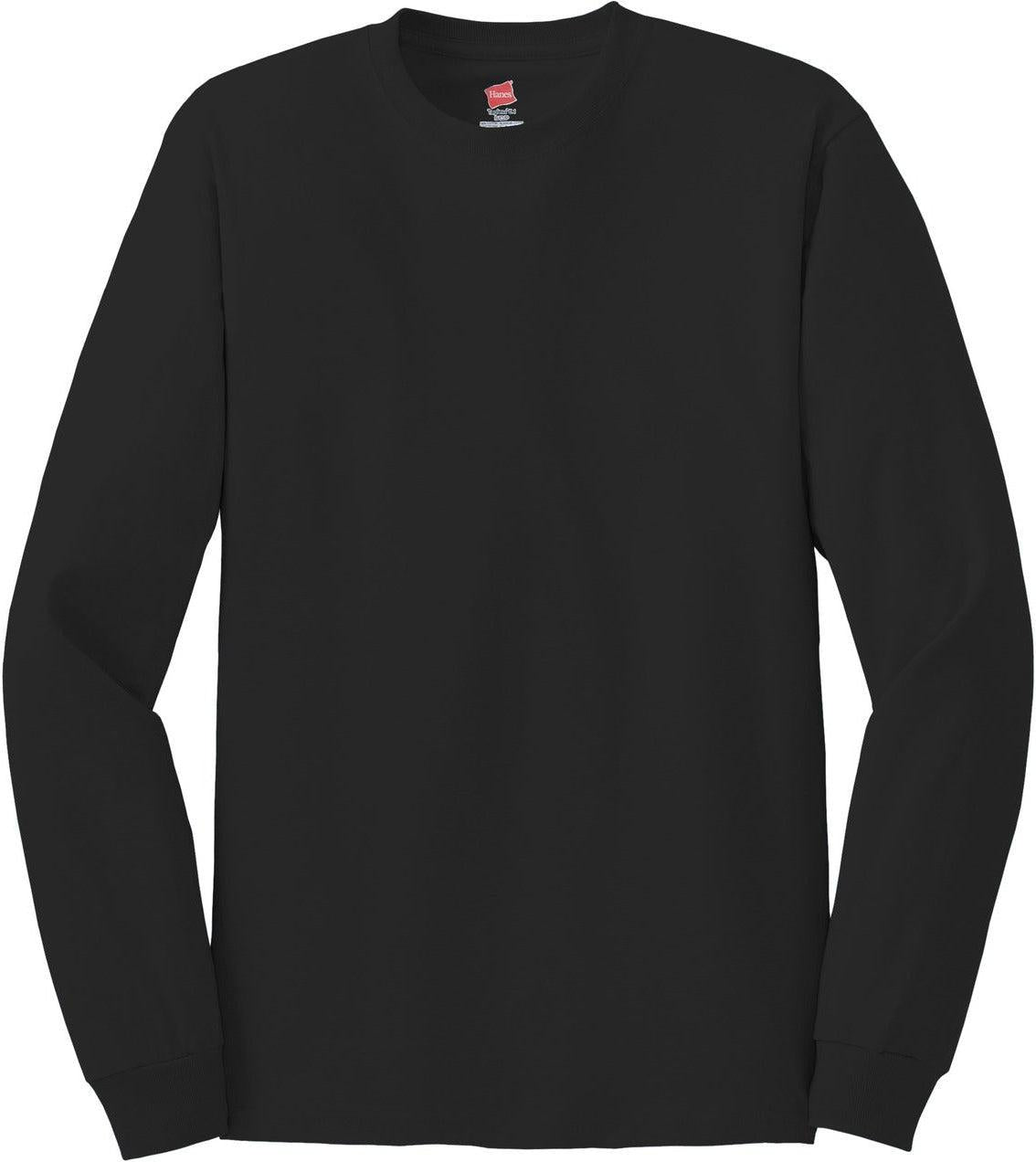 Hanes Authentic 100% Cotton Long Sleeve T-Shirt