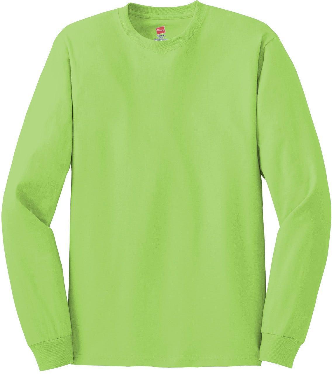 Hanes Authentic 100% Cotton Long Sleeve T-Shirt