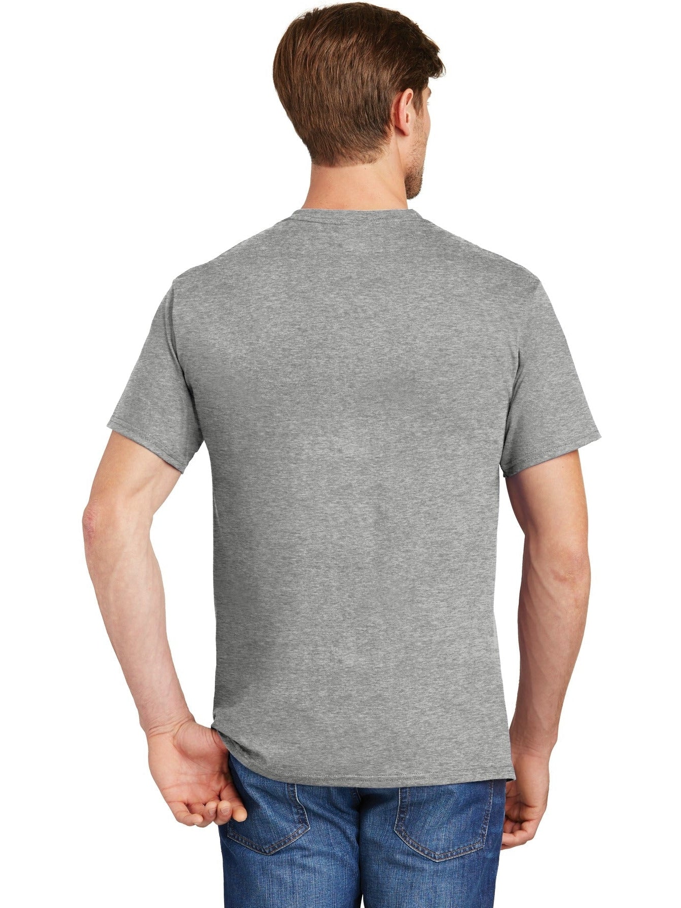 no-logo Hanes Authentic Cotton T-Shirt with Pocket-Regular-Hanes-Thread Logic