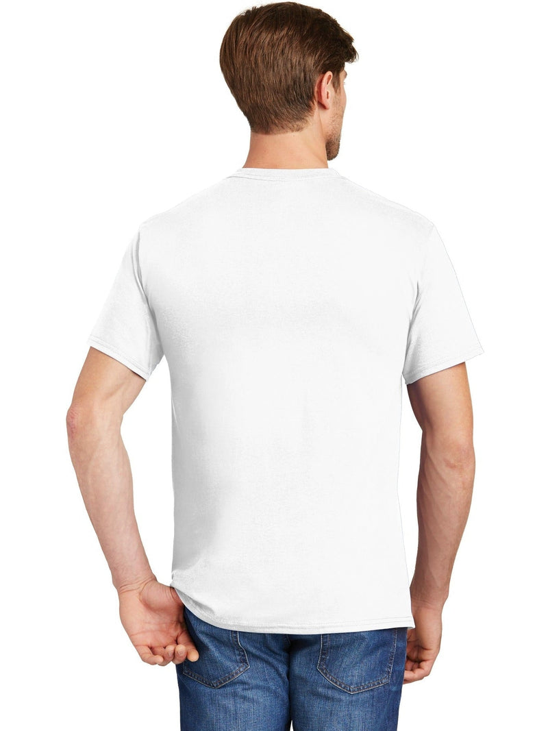 no-logo Hanes Authentic Cotton T-Shirt with Pocket-Regular-Hanes-Thread Logic