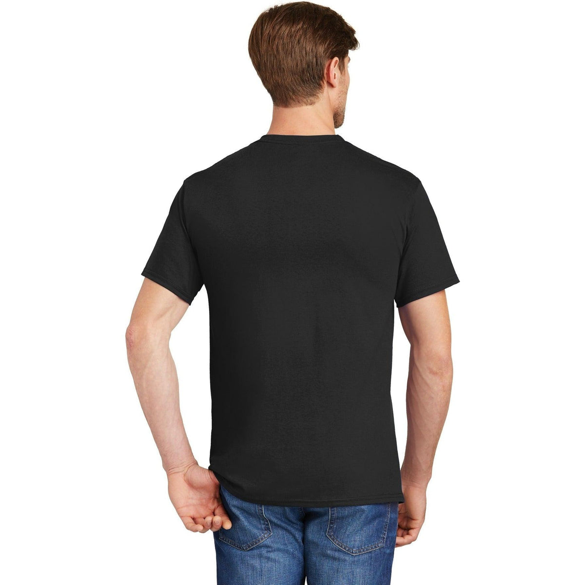 no-logo Hanes Authentic Cotton T-Shirt with Pocket-Polos-Hanes-Thread Logic