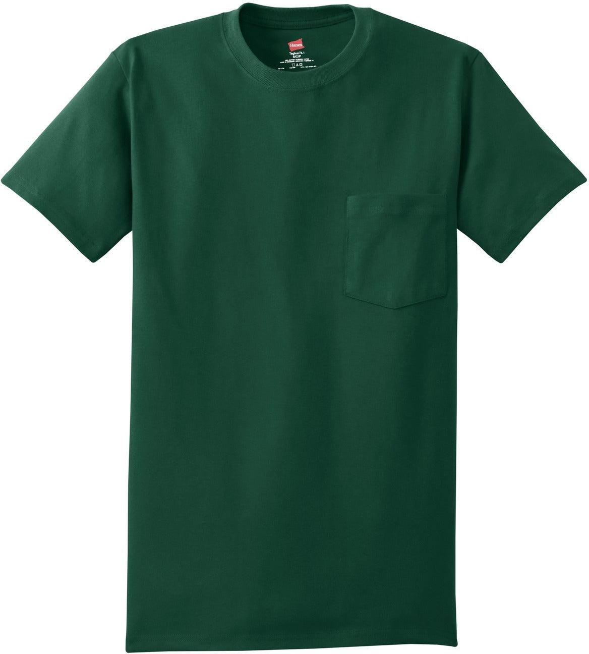 Hanes Authentic Cotton T-Shirt with Pocket