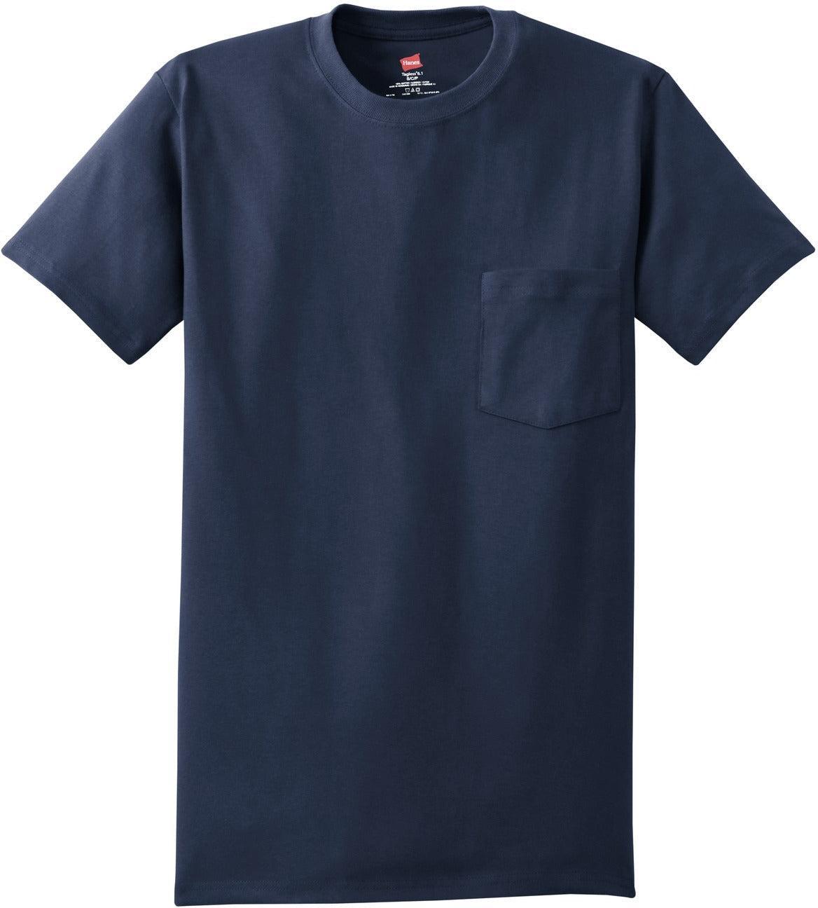 Hanes Authentic Cotton T-Shirt with Pocket