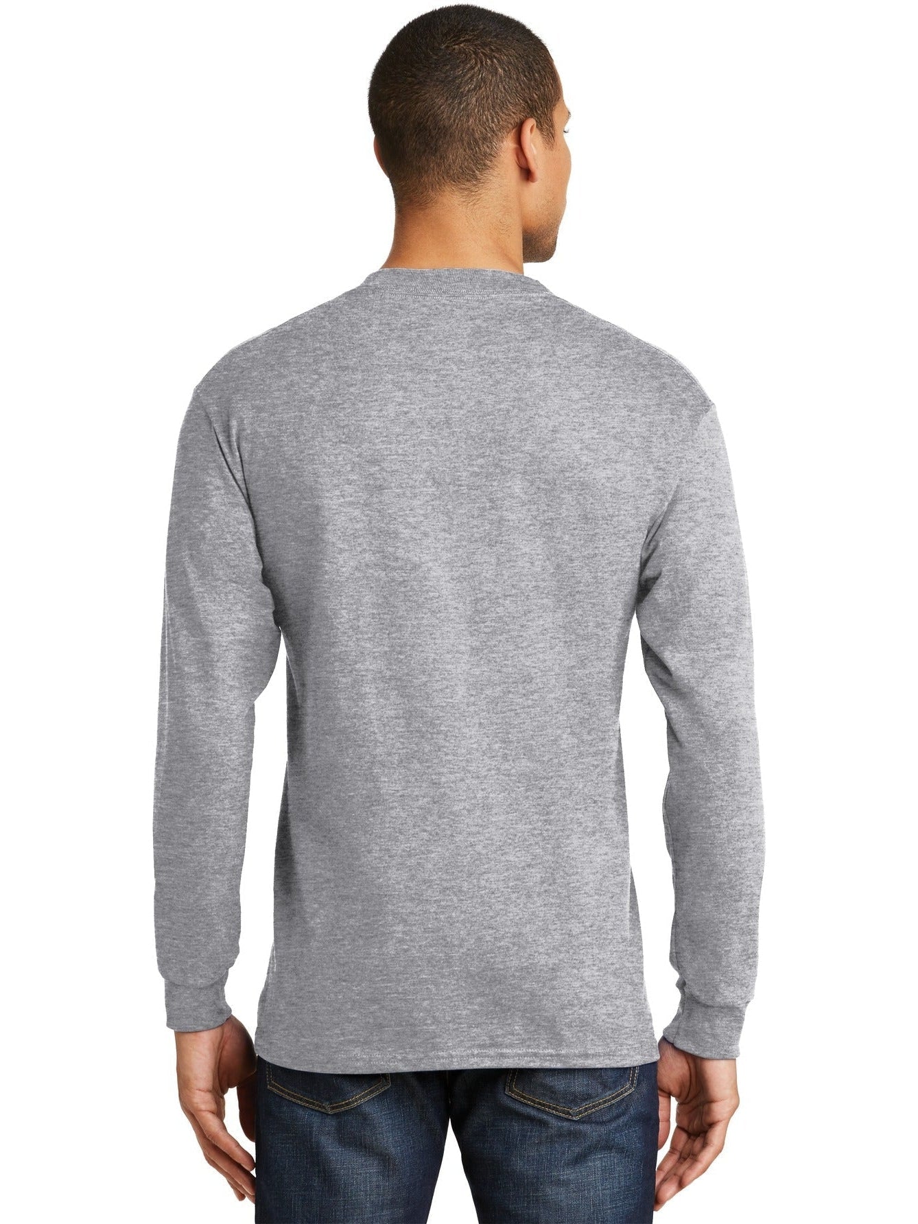 no-logo Hanes Beefy Long Sleeve Cotton T-Shirt-Regular-Hanes-Thread Logic