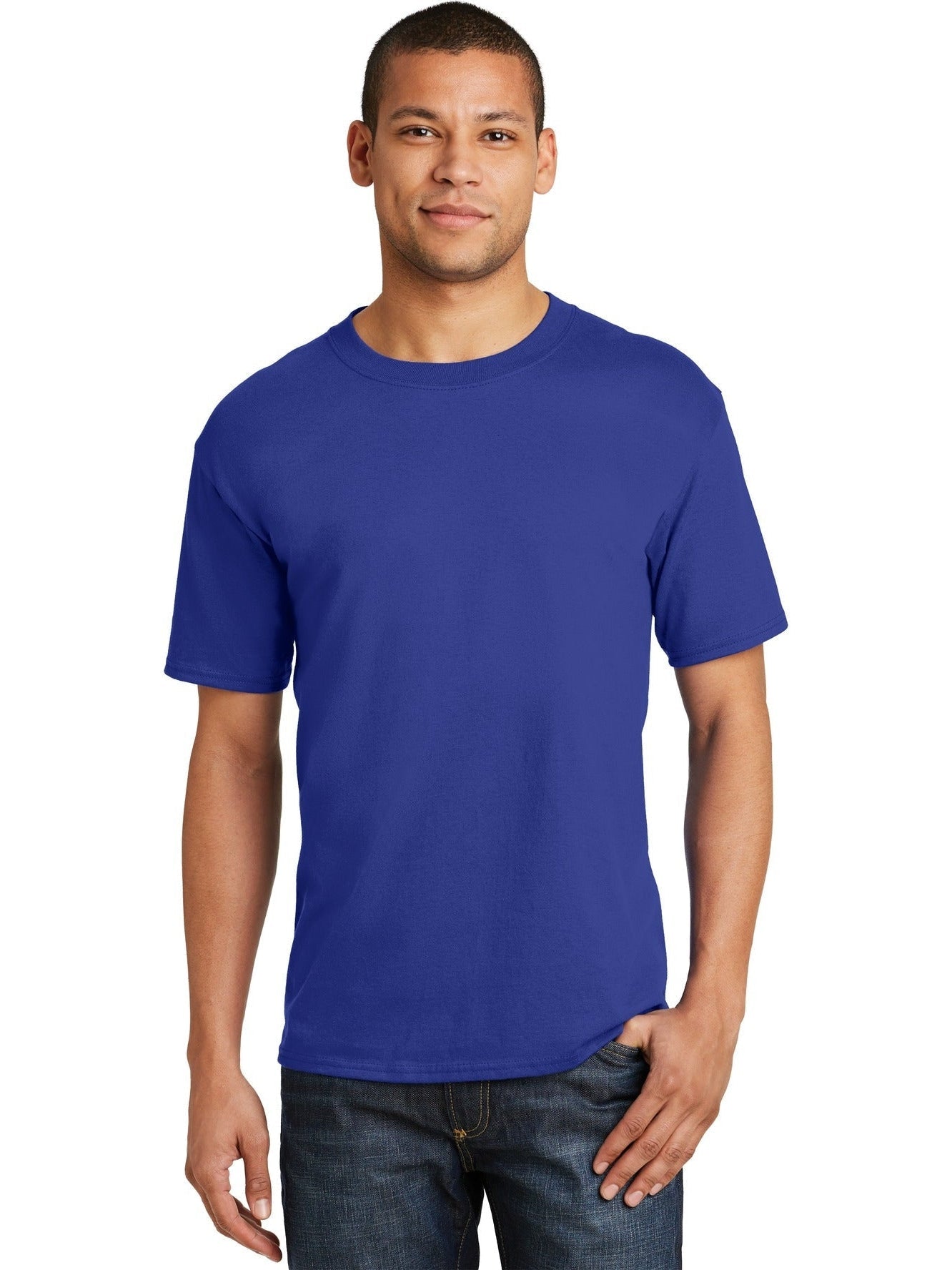 no-logo Hanes Beefy-T 100% Cotton T-Shirt-Regular-Hanes-Thread Logic