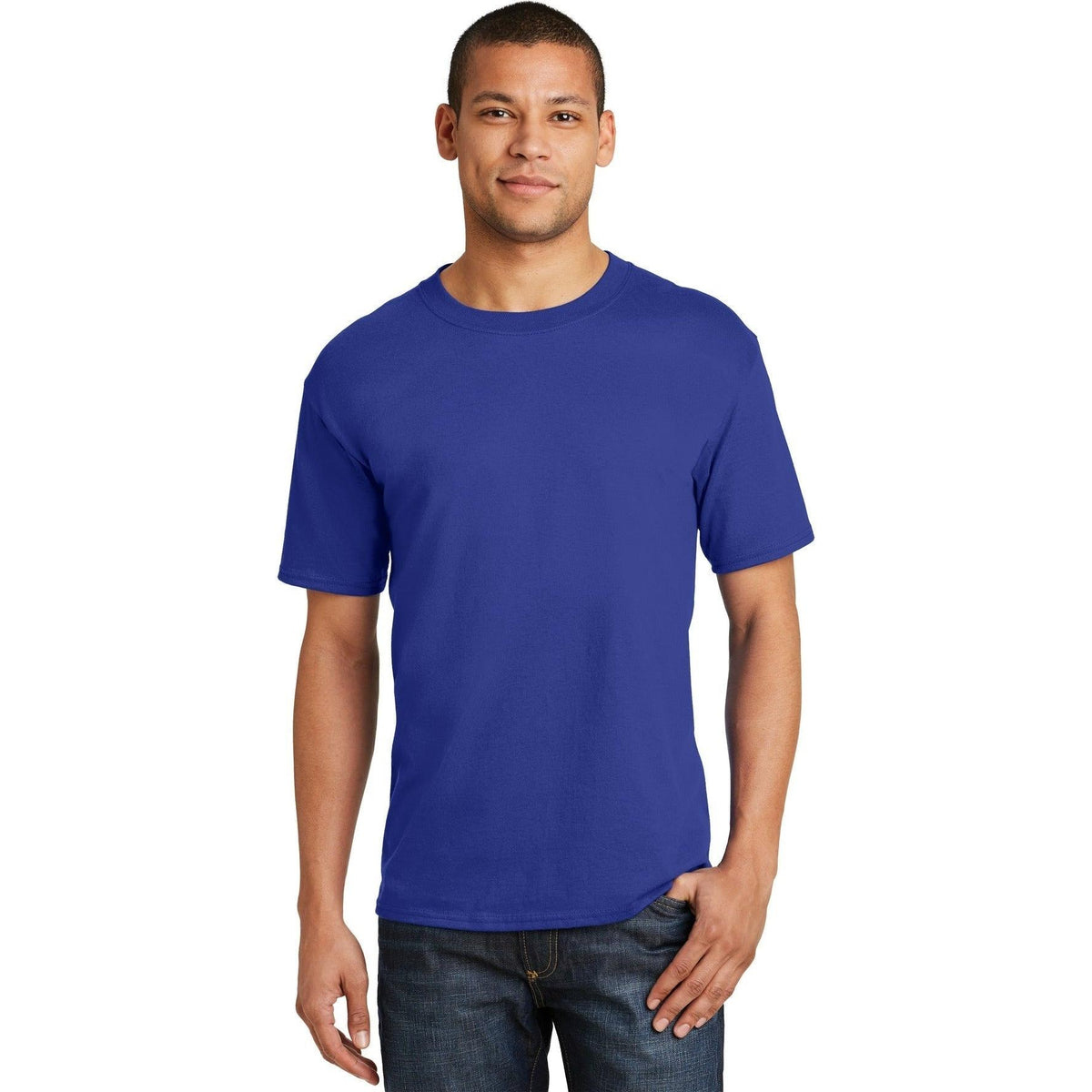 no-logo Hanes Beefy-T 100% Cotton T-Shirt-Polos-Hanes-Thread Logic
