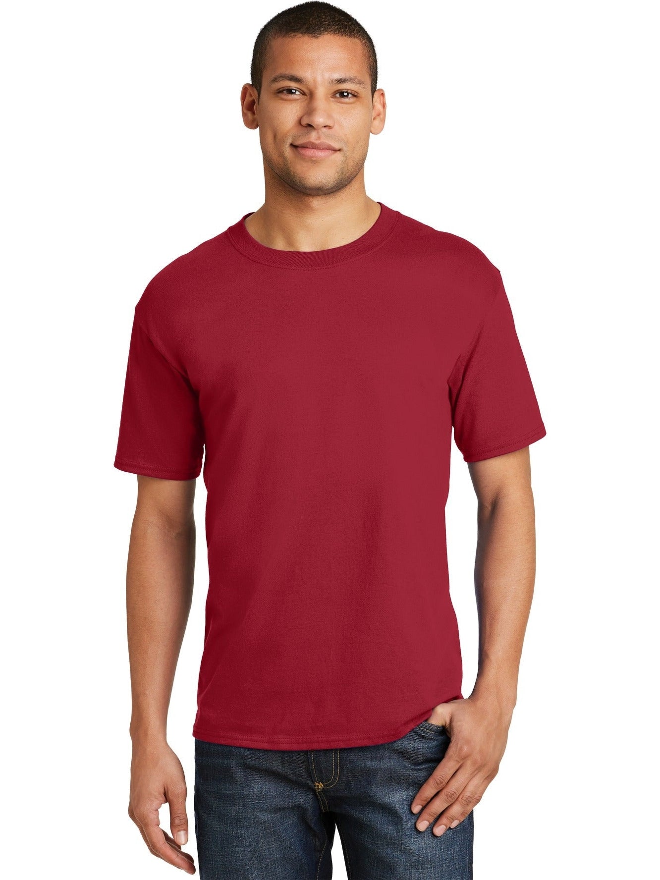 no-logo Hanes Beefy-T 100% Cotton T-Shirt-Regular-Hanes-Thread Logic