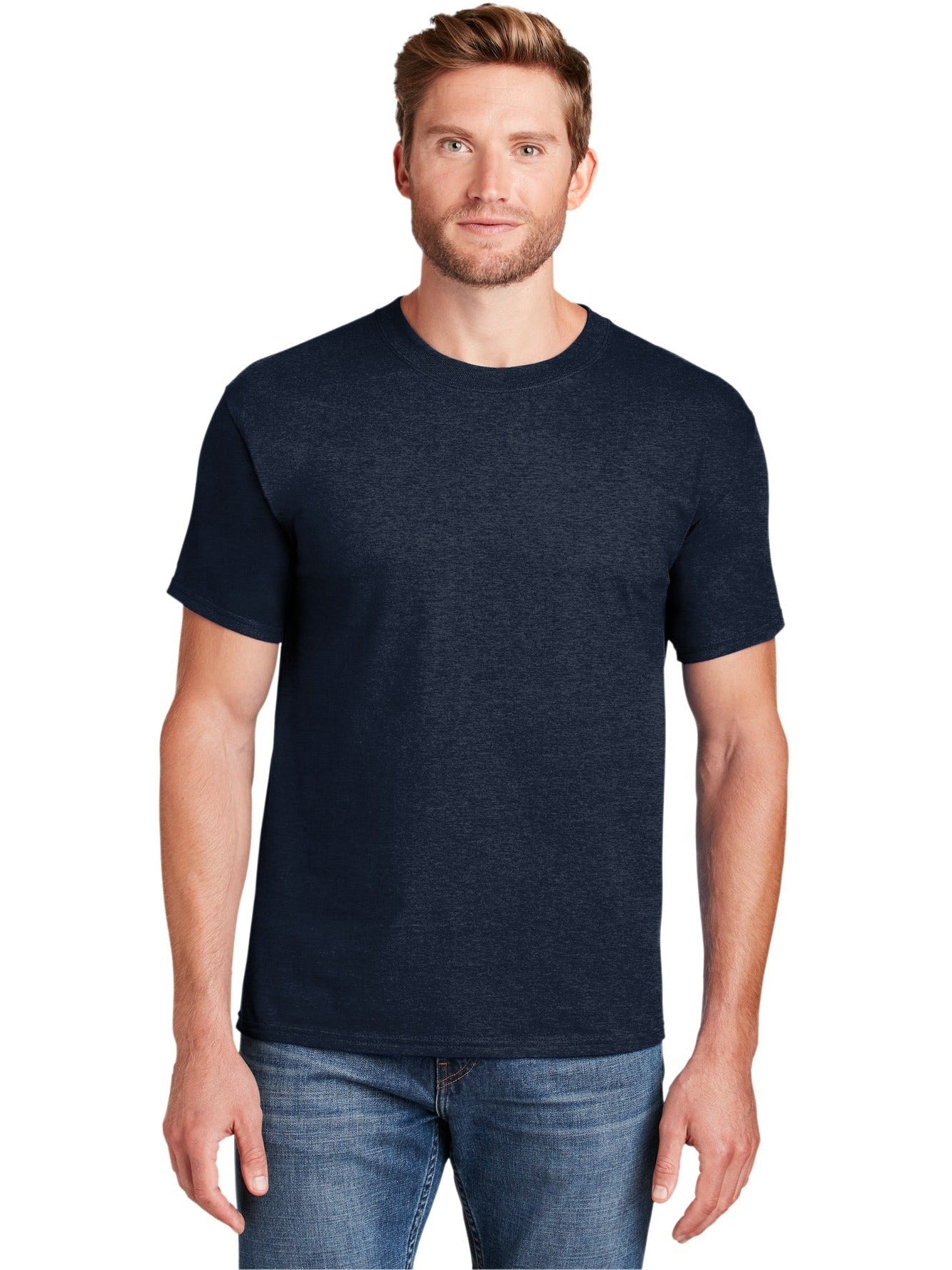 no-logo Hanes Beefy-T 100% Cotton T-Shirt-Regular-Hanes-Thread Logic