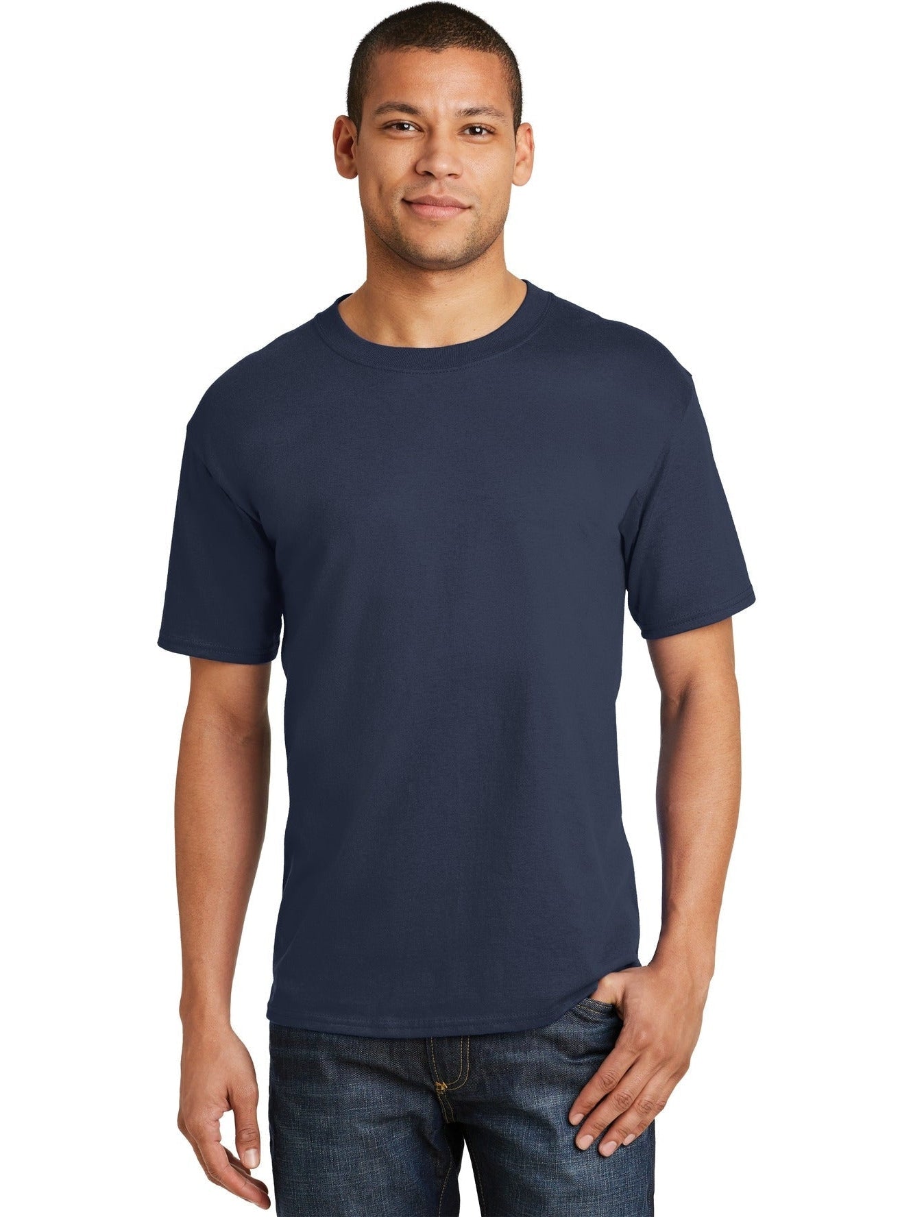 no-logo Hanes Beefy-T 100% Cotton T-Shirt-Regular-Hanes-Thread Logic