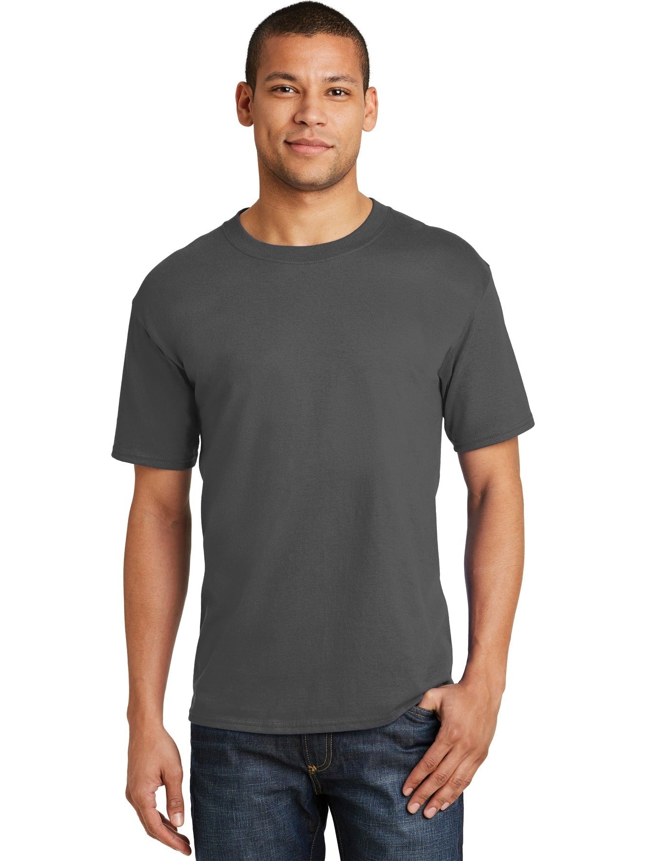 no-logo Hanes Beefy-T 100% Cotton T-Shirt-Regular-Hanes-Thread Logic