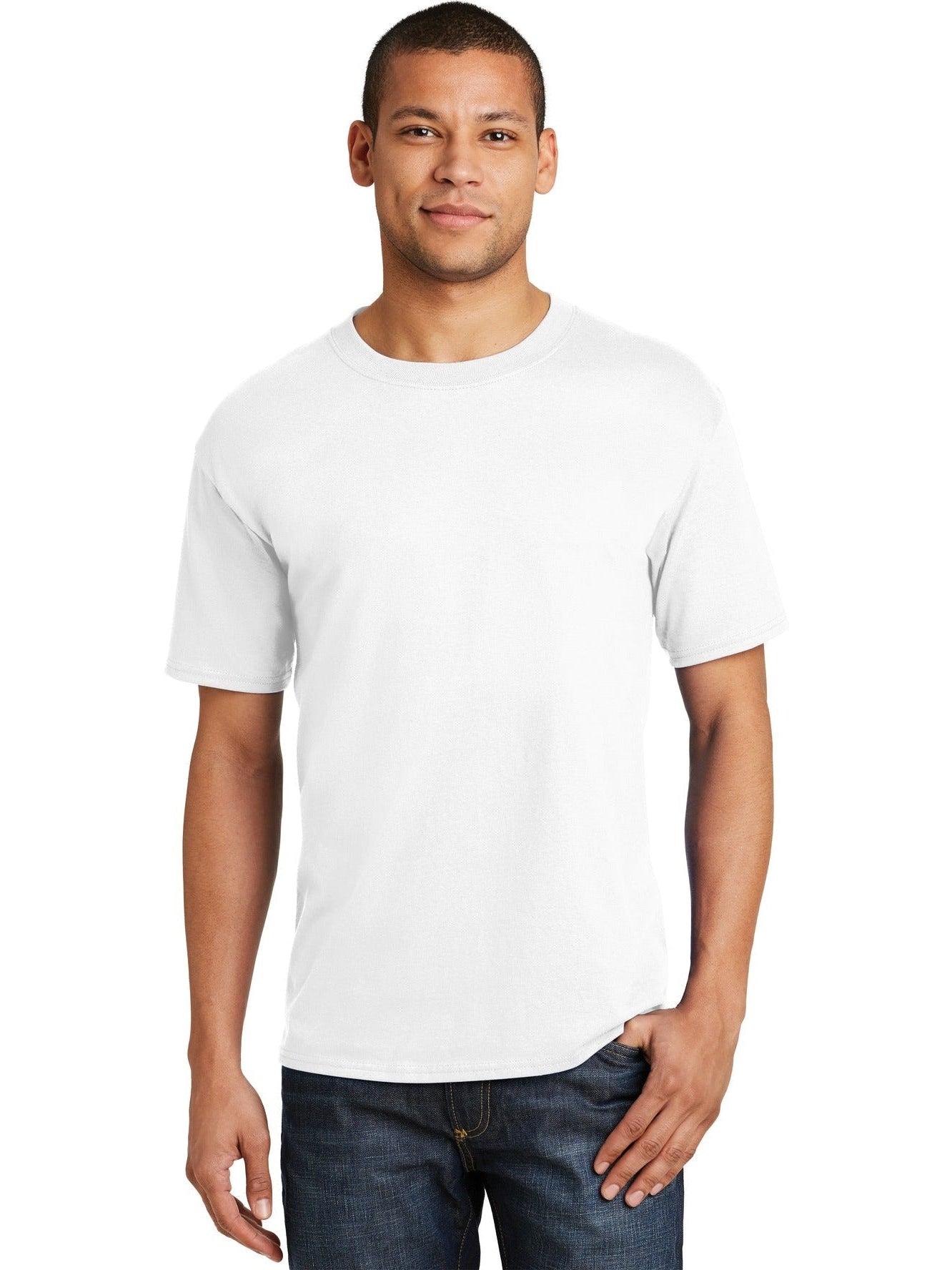 no-logo Hanes Beefy-T 100% Cotton T-Shirt-Regular-Hanes-Thread Logic