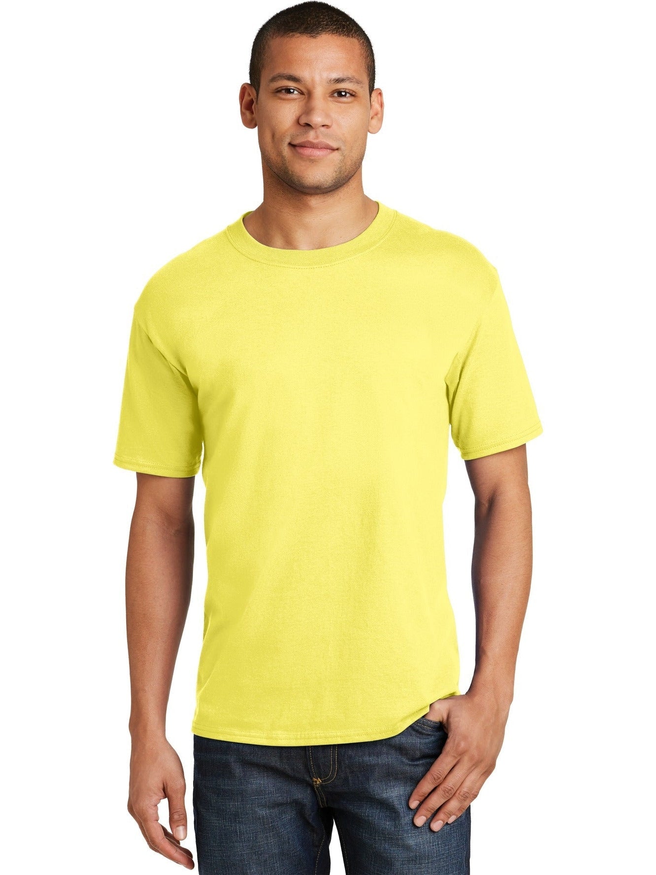 no-logo Hanes Beefy-T 100% Cotton T-Shirt-Regular-Hanes-Thread Logic