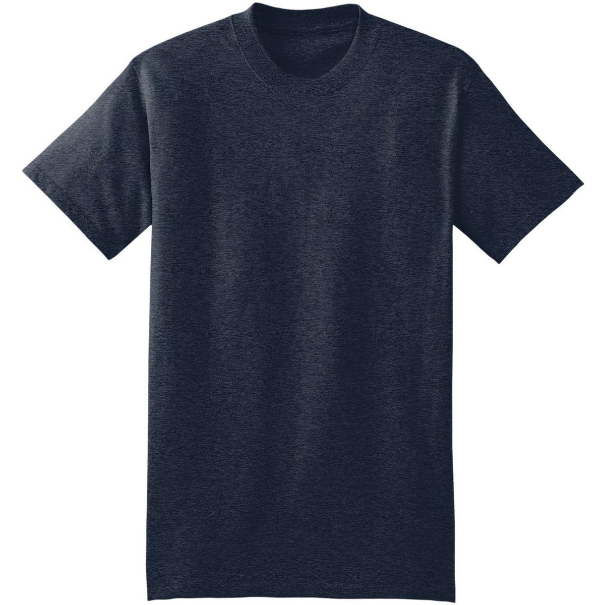 no-logo Hanes Beefy-T 100% Cotton T-Shirt-Polos-Hanes-Heather Navy-S-Thread Logic
